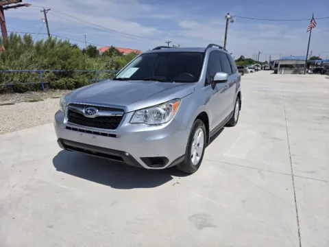 Silver 2016 SUBARU FORESTER 2.5L I PREMIUM for sale in Fort Worth, TX