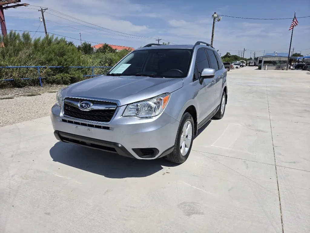 Silver 2016 SUBARU FORESTER 2.5L I PREMIUM for sale in Fort Worth, TX
