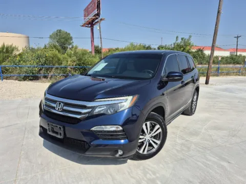 Blue 2016 HONDA PILOT EX-L for sale in Fort Worth, TX