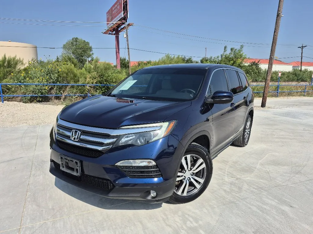 Blue 2016 HONDA PILOT EX-L for sale in Fort Worth, TX