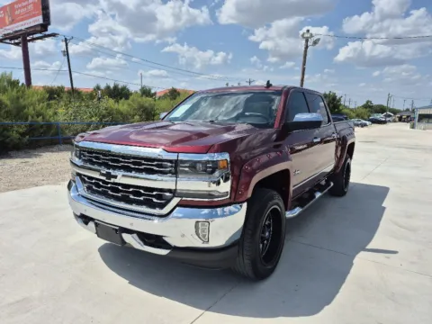 Red 2016 CHEVROLET SILVERADO 1500 LTZ for sale in Fort Worth, TX