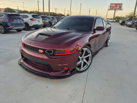 Red 2021 DODGE CHARGER R/T for sale in Fort Worth, TX