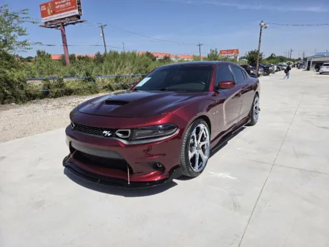 Red 2021 DODGE CHARGER R/T for sale in Fort Worth, TX