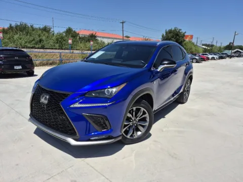 Blue 2018 LEXUS NX 300 F SPORT for sale in Fort Worth, TX