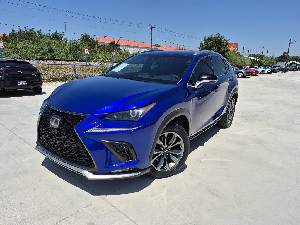 Blue 2018 LEXUS NX 300 F SPORT for sale in Fort Worth, TX