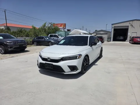 White 2023 HONDA CIVIC SPORT for sale in Fort Worth, TX