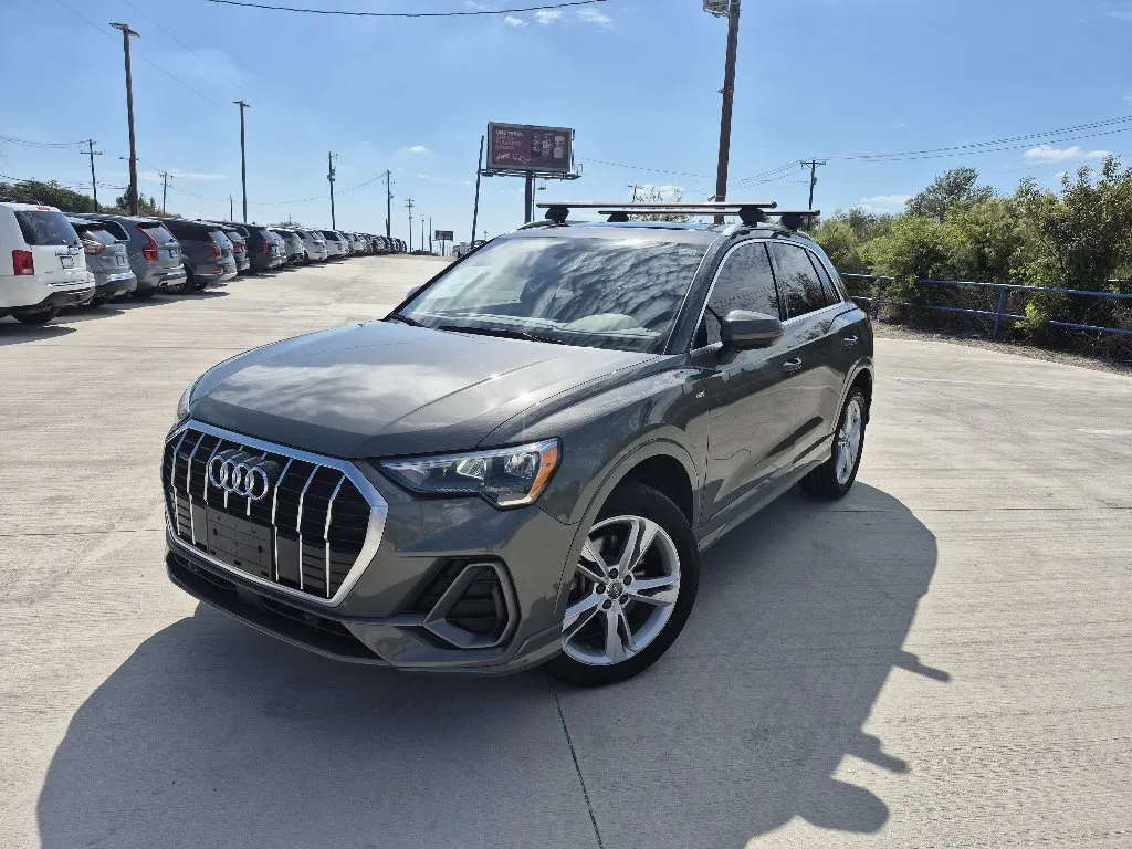 Gray 2020 AUDI Q3 QUATTRO S LINE PREMIUM 45 TFSI for sale in Fort Worth, TX