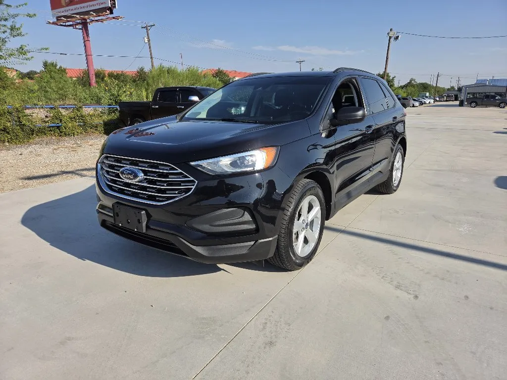 Black 2021 FORD EDGE SE for sale in Fort Worth, TX