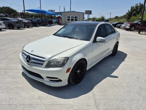 White 2011 MERCEDES-BENZ C-CLASS C 300 LUXURY 4MATIC for sale in Fort Worth, TX