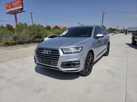 Silver 2018 AUDI Q7 3.0T QUATTRO PRESTIGE for sale in Fort Worth, TX