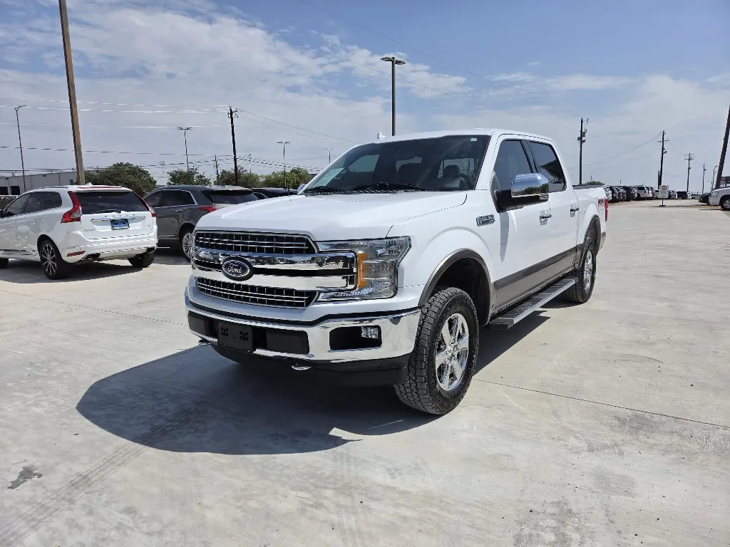 White 2018 FORD F-150 LARIAT for sale in Fort Worth, TX