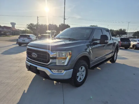Gray 2021 FORD F-150 XLT for sale in Fort Worth, TX