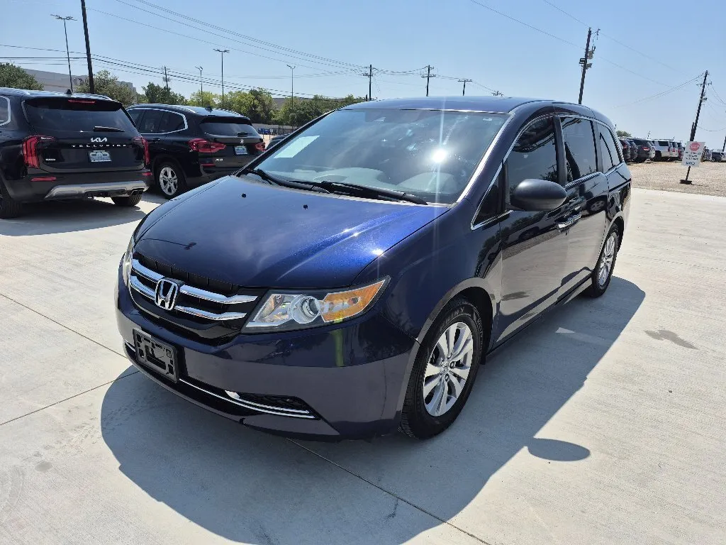 Blue 2016 HONDA ODYSSEY EX-L for sale in Fort Worth, TX