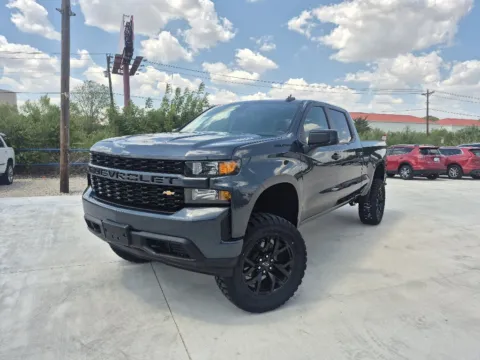 Black 2022 CHEVROLET SILVERADO 1500 CUSTOM for sale in Fort Worth, TX