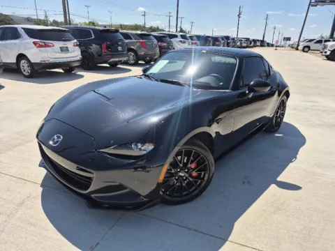 Black 2017 MAZDA MX-5 MIATA RF CLUB for sale in Fort Worth, TX