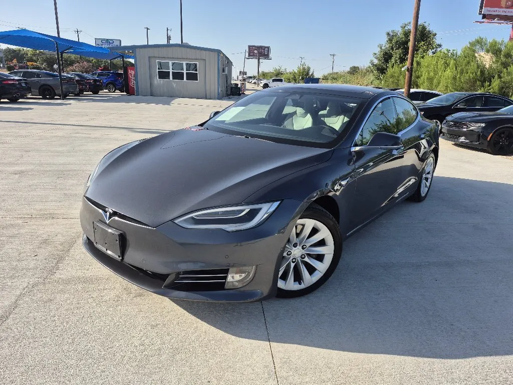 Gray 2016 TESLA MODEL S 60 for sale in Fort Worth, TX