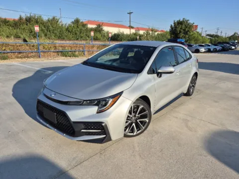 Silver 2020 TOYOTA COROLLA SE for sale in Fort Worth, TX