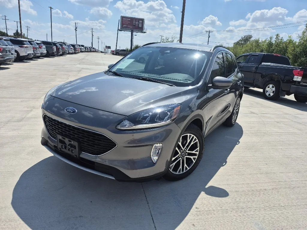Gray 2021 FORD ESCAPE HYBRID SEL for sale in Fort Worth, TX