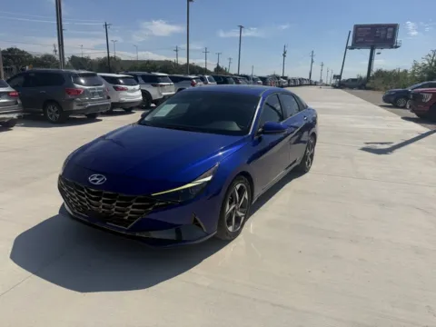 Blue 2023 HYUNDAI ELANTRA LIMITED for sale in Fort Worth, TX
