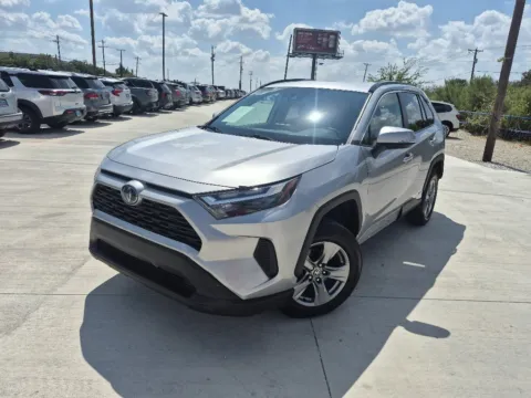 Silver 2024 TOYOTA RAV4 HYBRID XLE for sale in Fort Worth, TX