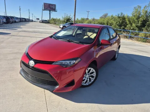 Red 2017 TOYOTA COROLLA L for sale in Fort Worth, TX