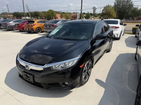 Black 2016 HONDA CIVIC EX-T for sale in Fort Worth, TX
