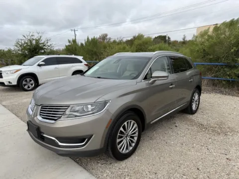 Gray 2016 LINCOLN MKX SELECT for sale in Fort Worth, TX