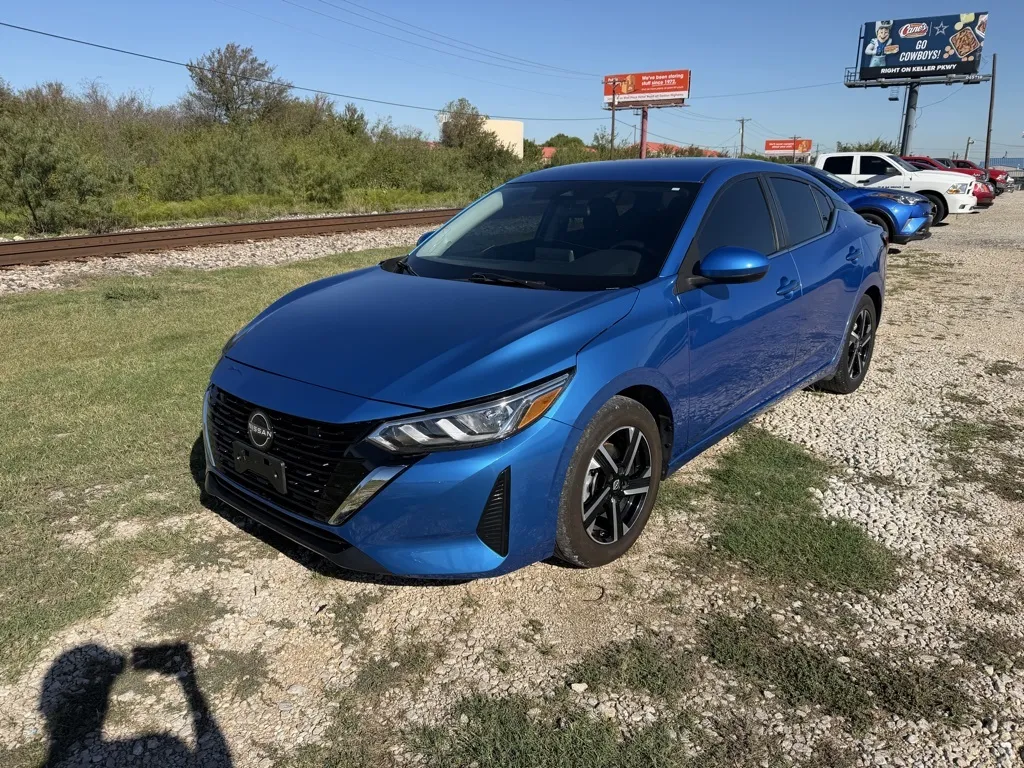 Blue 2024 NISSAN SENTRA SV for sale in Fort Worth, TX