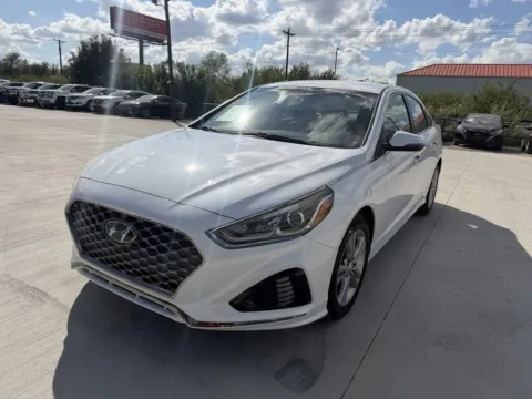 White 2019 HYUNDAI SONATA SEL for sale in Fort Worth, TX