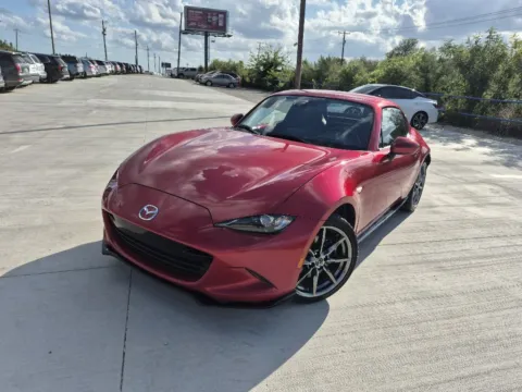 Red 2017 MAZDA MX-5 MIATA RF GRAND TOURING for sale in Fort Worth, TX