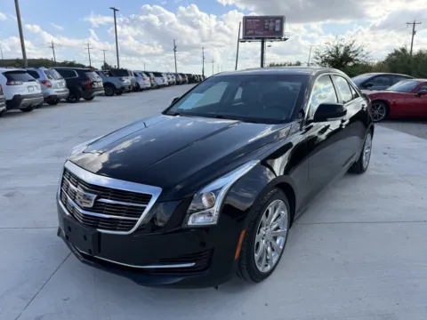 Black 2018 CADILLAC ATS 2.0T LUXURY for sale in Fort Worth, TX