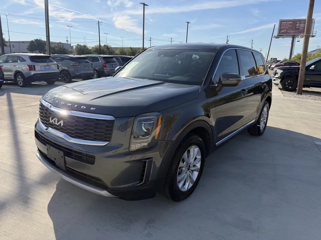 Gray 2022 KIA TELLURIDE LX for sale in Fort Worth, TX