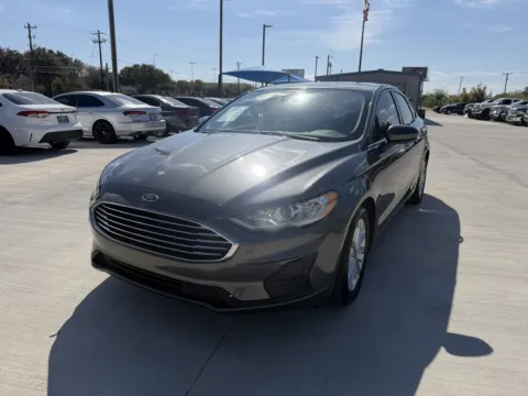 Gray 2020 FORD FUSION SE for sale in Fort Worth, TX