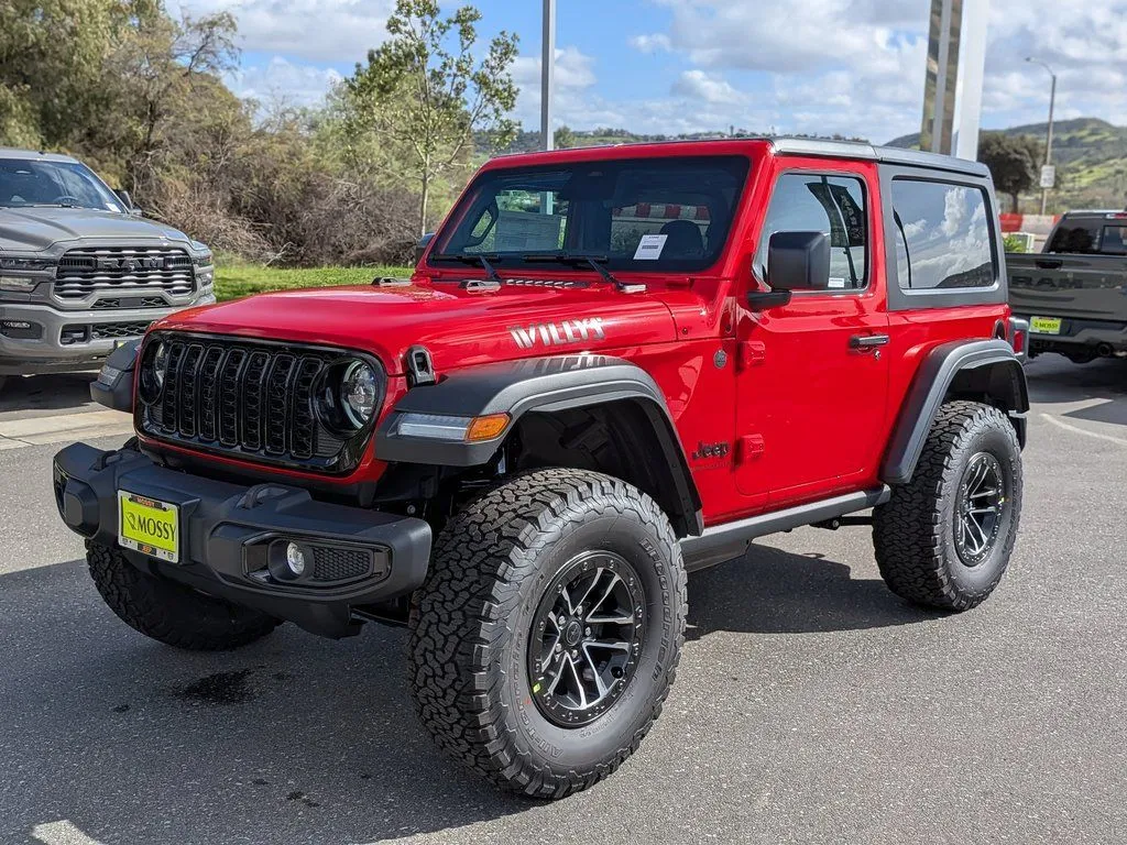 Red 2026 Jeep Wrangler Willys for sale in Chula Vista, CA