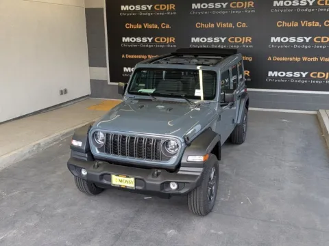 Gray 2026 Jeep Wrangler Sport S for sale in Chula Vista, CA