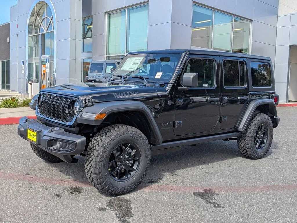 Black 2026 Jeep Wrangler Willys for sale in Chula Vista, CA