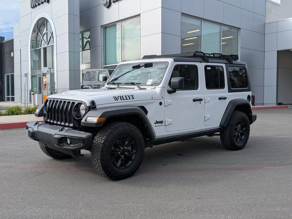 White 2023 Jeep Wrangler Willys for sale in Chula Vista, CA
