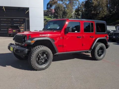Red 2026 Jeep Wrangler Willys for sale in Chula Vista, CA