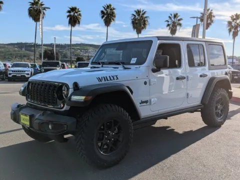 White 2026 Jeep Wrangler Willys for sale in Chula Vista, CA