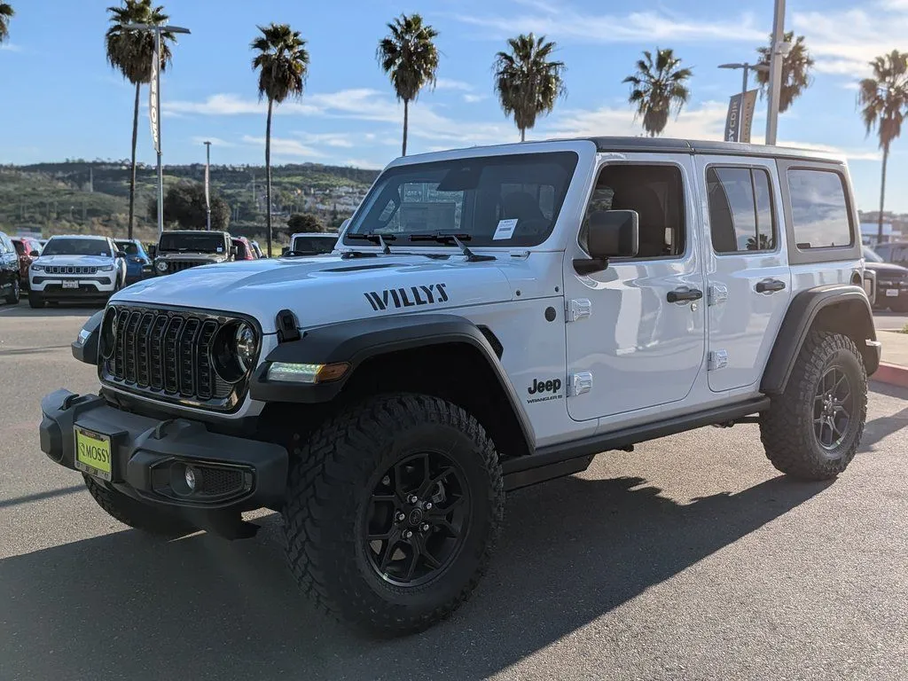 White 2026 Jeep Wrangler Willys for sale in Chula Vista, CA