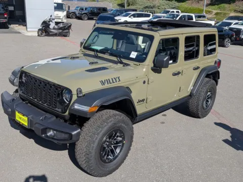Photos of 2026 Jeep Wrangler Willys for sale in Chula Vista, CA at Mossy Chrysler Dodge Jeep Ram