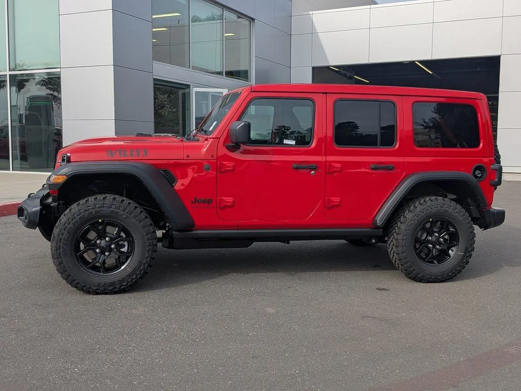 Red 2026 Jeep Wrangler Willys for sale in Chula Vista, CA