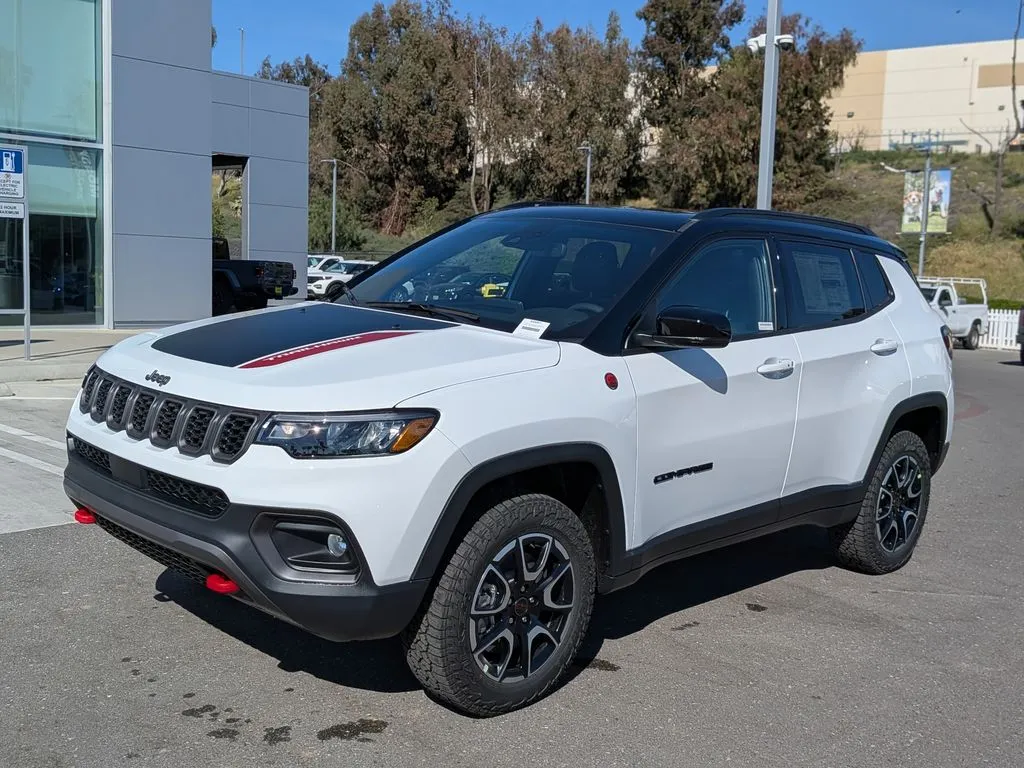 White 2026 Jeep Compass Trailhawk for sale in Chula Vista, CA