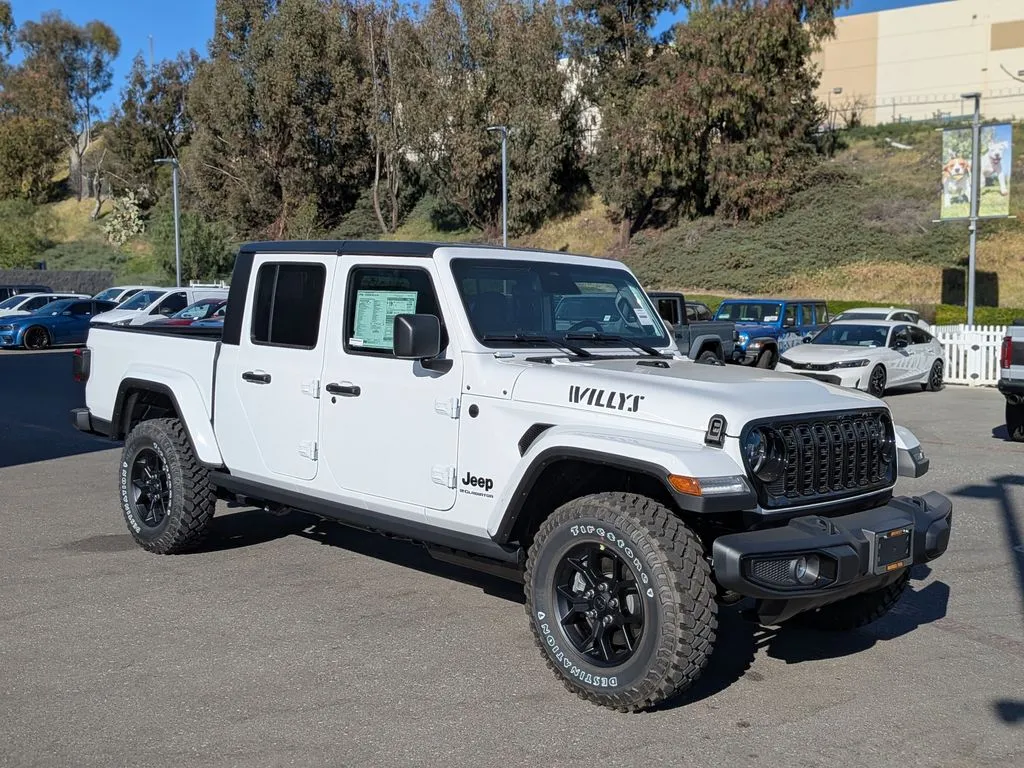 White 2026 Jeep Gladiator Willys for sale in Chula Vista, CA