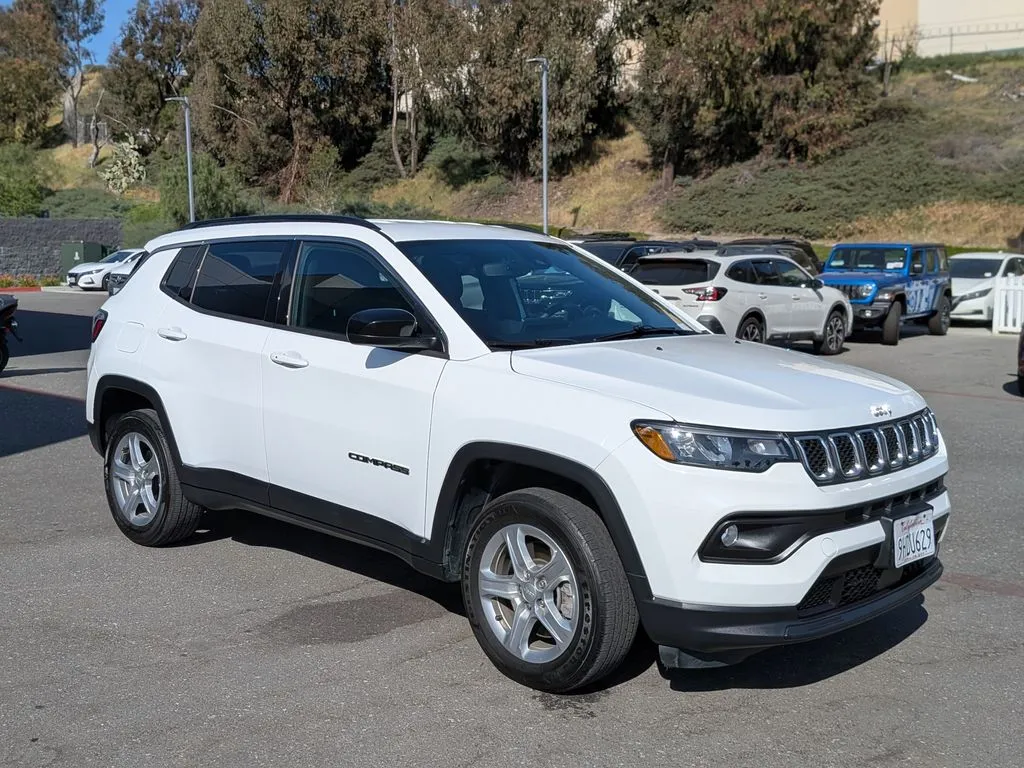 White 2023 Jeep Compass Latitude for sale in Chula Vista, CA