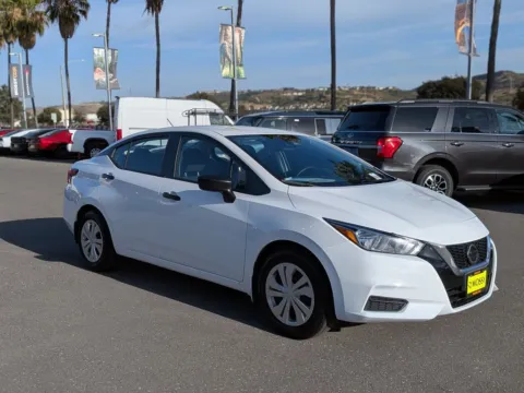 White 2022 Nissan Versa 1.6 S for sale in Chula Vista, CA