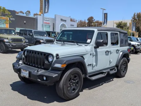 Gray 2023 Jeep Wrangler Sport for sale in Chula Vista, CA