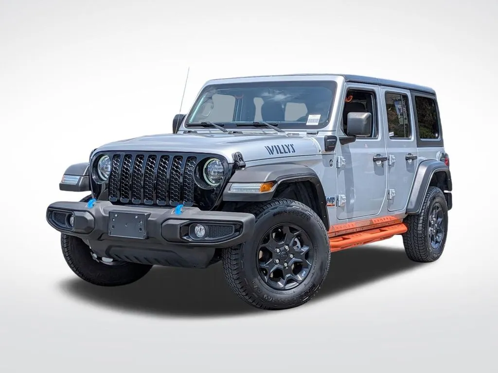 Silver 2023 Jeep Wrangler Willys 4xe for sale in Chula Vista, CA