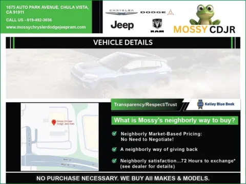 Another view of 2026 Jeep Gladiator for sale in Chula Vista, CA at Mossy Chrysler Dodge Jeep Ram