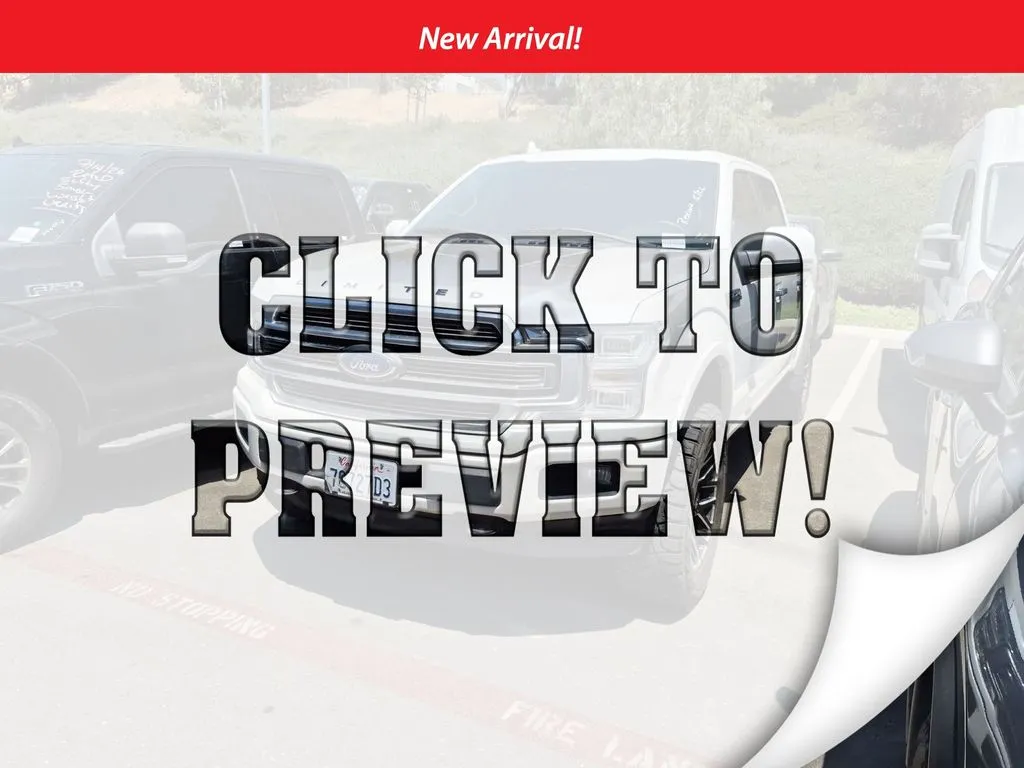 White 2018 Ford F-150 Limited for sale in Chula Vista, CA